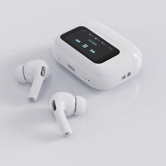 A9 Pro Airpods Anc/Enc DoubleDark TouchScreen Display Noise Reduction Wireless Airpods