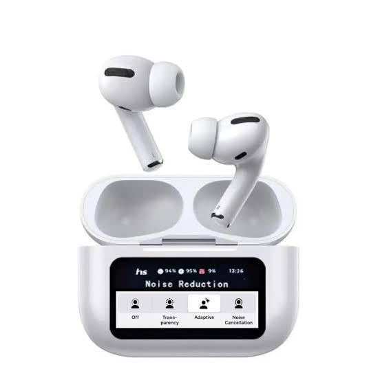 A9 Pro Airpods Anc/Enc DoubleDark TouchScreen Display Noise Reduction Wireless Airpods