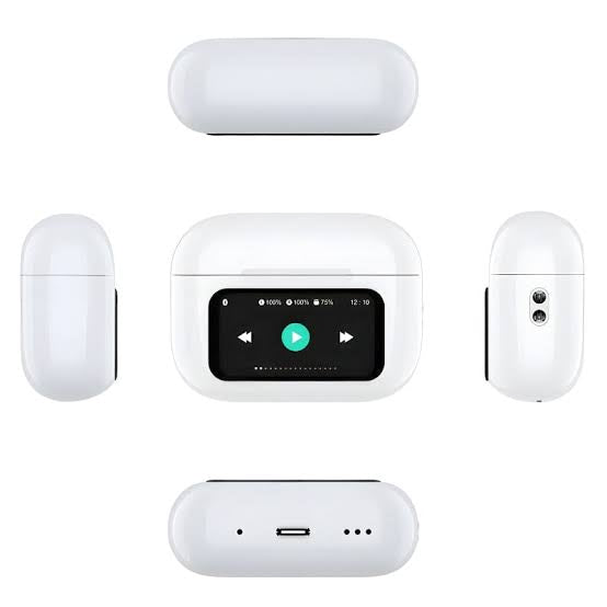 A9 Pro Airpods Anc/Enc DoubleDark TouchScreen Display Noise Reduction Wireless Airpods